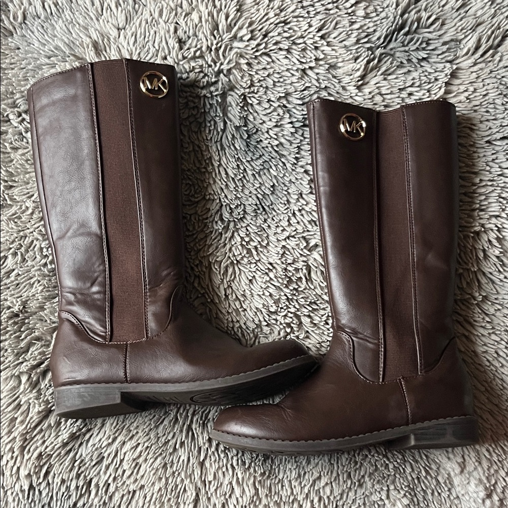 Michael Kors Dark Brown Riding Boots